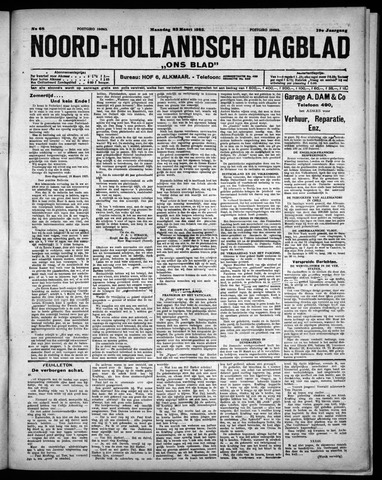 Noord-Hollandsch Dagblad : ons blad 1925-03-23