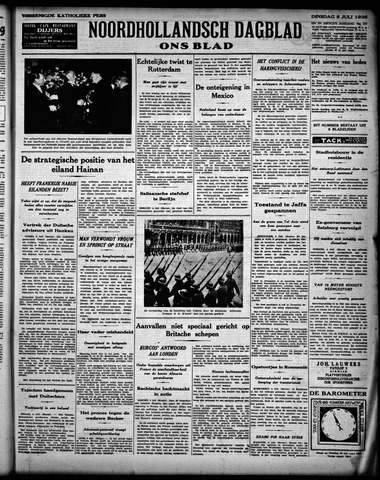 Noord-Hollandsch Dagblad : ons blad 1938-07-05