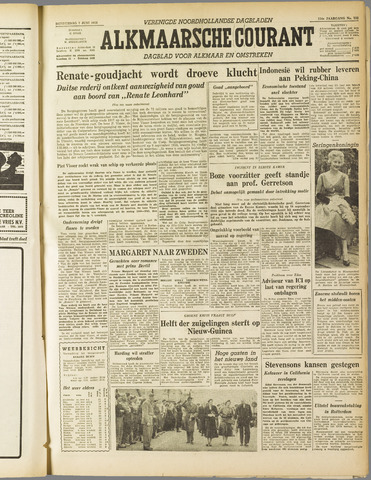Alkmaarsche Courant 1956-06-07