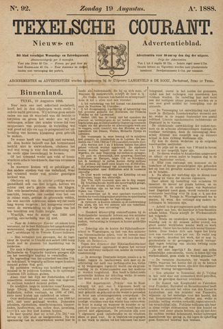 Texelsche Courant 1888-08-19