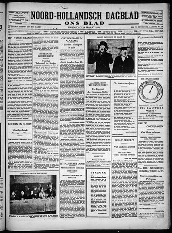 Noord-Hollandsch Dagblad : ons blad 1932-03-23