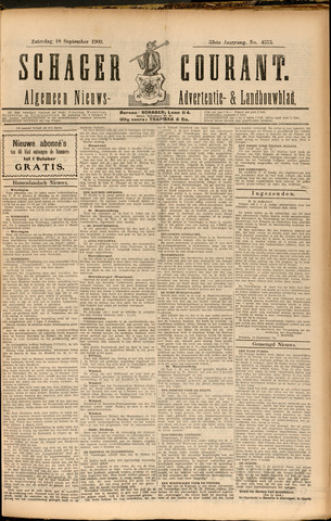 Schager Courant 1909-09-18
