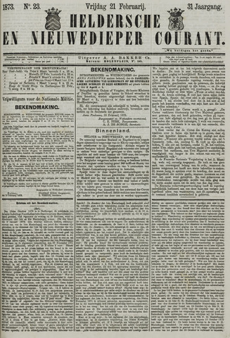 Heldersche en Nieuwedieper Courant 1873-02-21