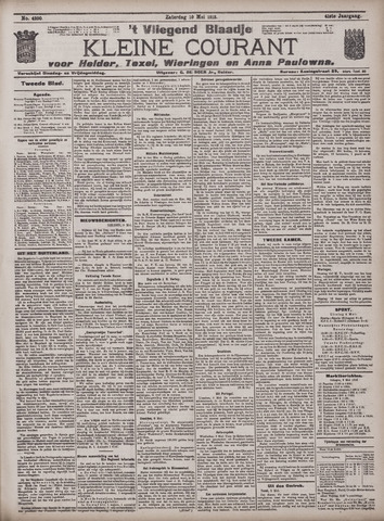 Vliegend blaadje : nieuws- en advertentiebode voor Den Helder 1913-05-10