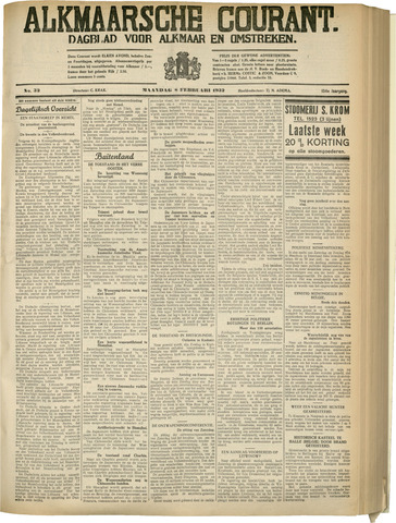 Alkmaarsche Courant 1932-02-08