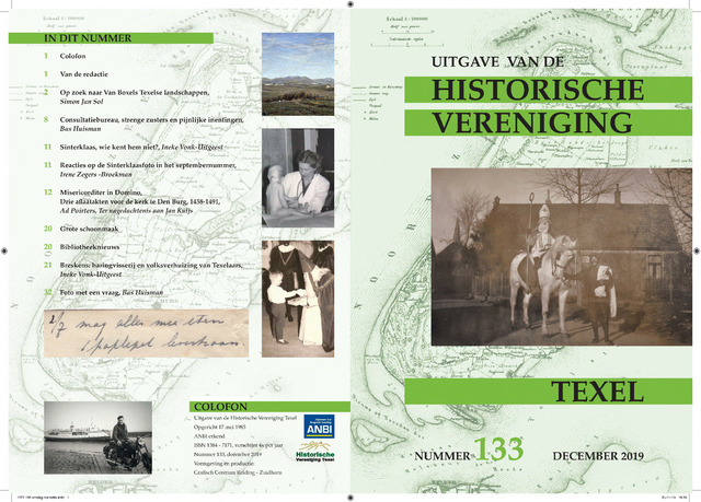 Uitgave Historische Vereniging Texel 2019-12-01