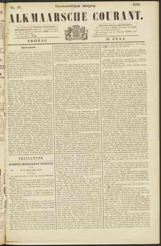 Alkmaarsche Courant 1880-07-30