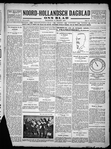 Noord-Hollandsch Dagblad : ons blad 1930-03-31