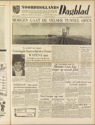 Noordhollands Dagblad : dagblad voor Alkmaar en omgeving 1957-09-27