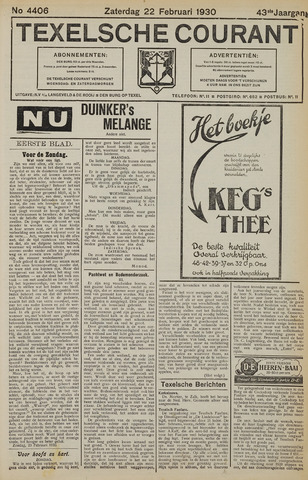 Texelsche Courant 1930-02-22