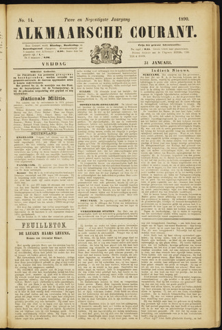 Alkmaarsche Courant 1890-01-31