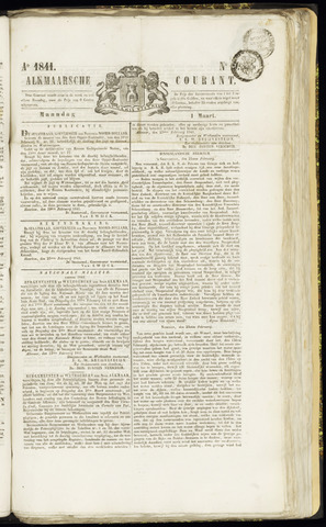Alkmaarsche Courant 1841-03-01