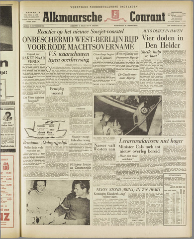 Alkmaarsche Courant 1958-11-28