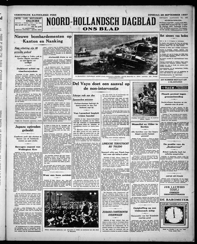 Noord-Hollandsch Dagblad : ons blad 1937-09-28