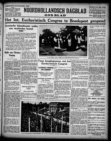 Noord-Hollandsch Dagblad : ons blad 1938-05-27