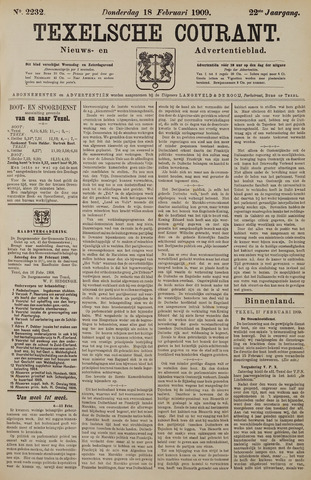 Texelsche Courant 1909-02-18