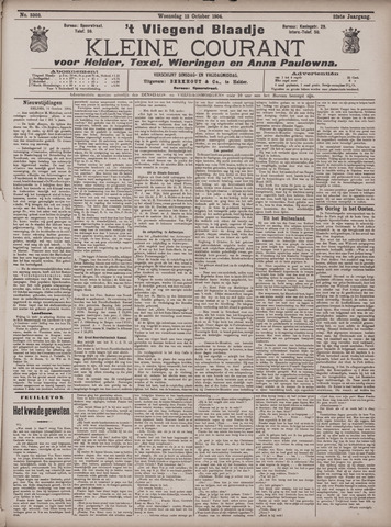 Vliegend blaadje : nieuws- en advertentiebode voor Den Helder 1904-10-12