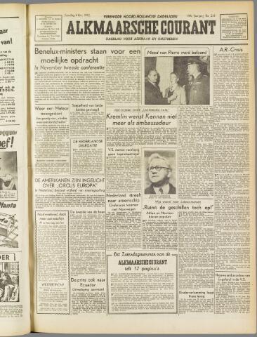 Alkmaarsche Courant 1952-10-04