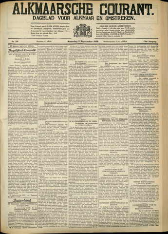 Alkmaarsche Courant 1932-09-05