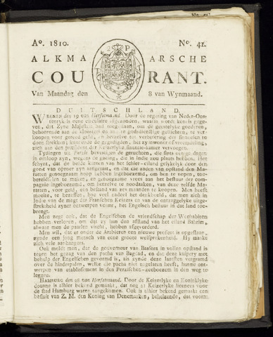 Alkmaarsche Courant 1810-10-08