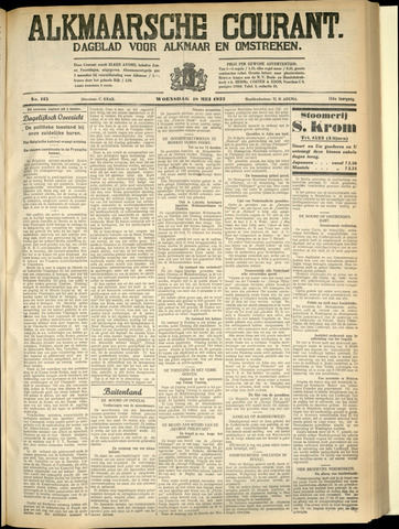 Alkmaarsche Courant 1932-05-18