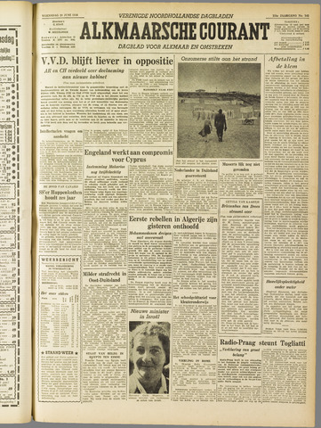 Alkmaarsche Courant 1956-06-20