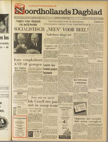Noordhollands Dagblad : dagblad voor Alkmaar en omgeving 1966-11-12