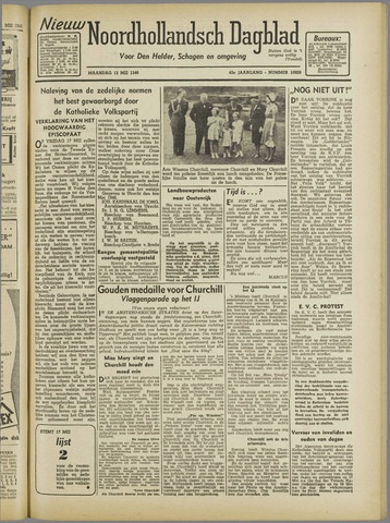 Nieuw Noordhollandsch Dagblad, editie Schagen 1946-05-13