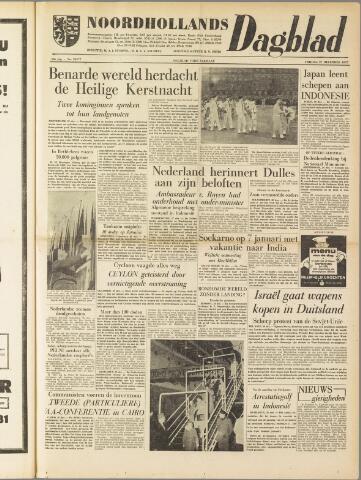 Noordhollands Dagblad : dagblad voor Alkmaar en omgeving 1957-12-27