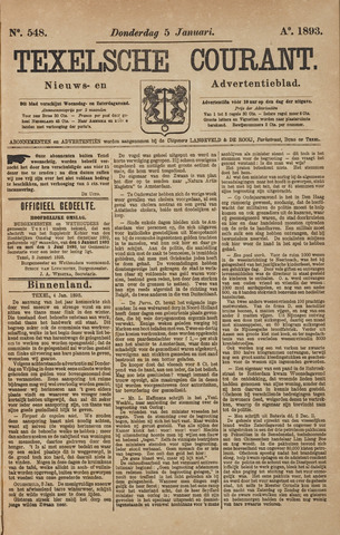 Texelsche Courant 1893-01-05