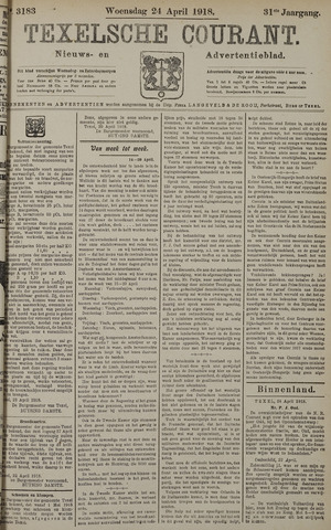 Texelsche Courant 1918-04-24