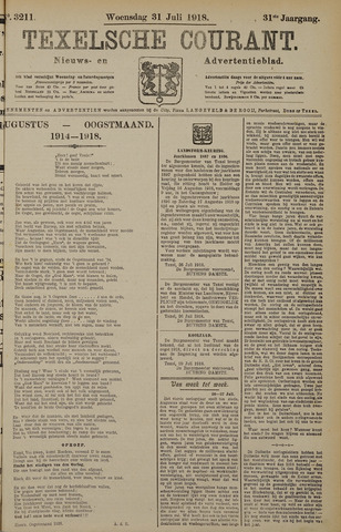 Texelsche Courant 1918-07-31