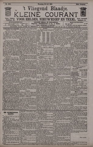Vliegend blaadje : nieuws- en advertentiebode voor Den Helder 1895-07-24
