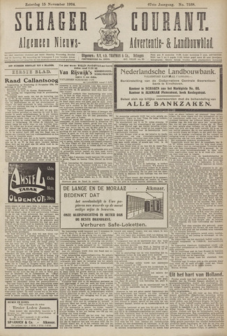 Schager Courant 1924-11-15