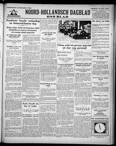 Noord-Hollandsch Dagblad : ons blad 1937-07-16