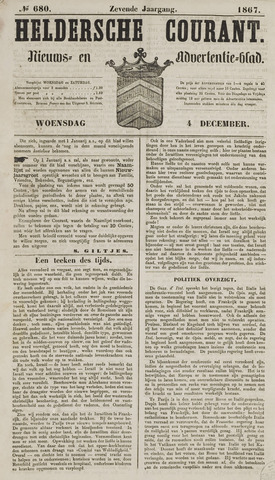 Heldersche Courant 1867-12-04