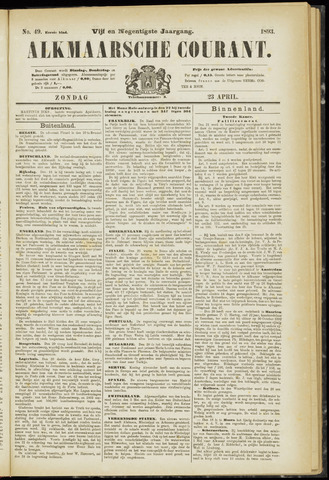 Alkmaarsche Courant 1893-04-23
