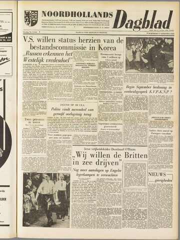 Noordhollands Dagblad : dagblad voor Alkmaar en omgeving 1955-08-17