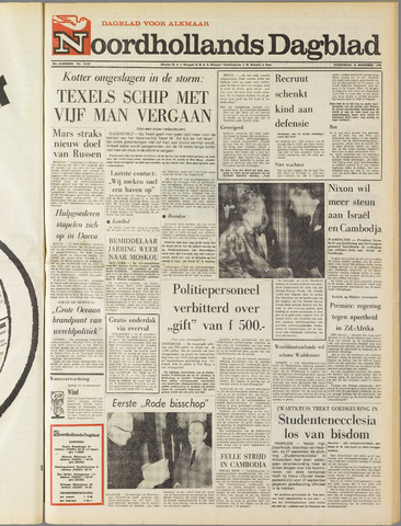 Noordhollands Dagblad : dagblad voor Alkmaar en omgeving 1970-11-19