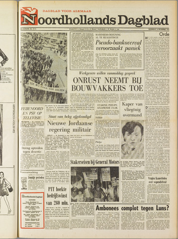 Noordhollands Dagblad : dagblad voor Alkmaar en omgeving 1970-09-16