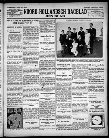 Noord-Hollandsch Dagblad : ons blad 1934-03-13