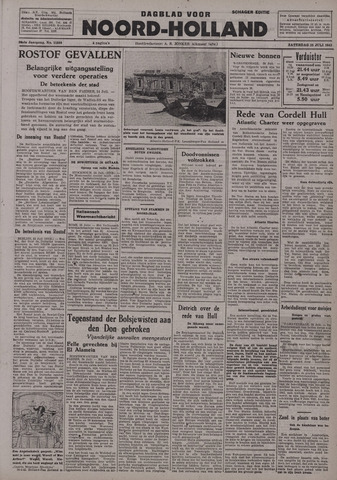 Dagblad Noord-Holland, Schager editie 1942-07-25