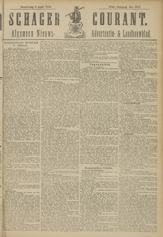 Schager Courant 1913-04-03