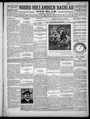 Noord-Hollandsch Dagblad : ons blad 1930-01-07