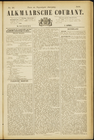 Alkmaarsche Courant 1890-04-02