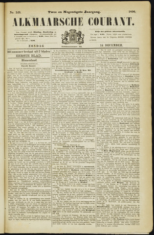 Alkmaarsche Courant 1890-12-14