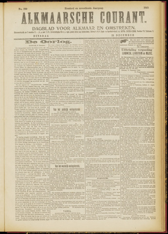 Alkmaarsche Courant 1915-12-21