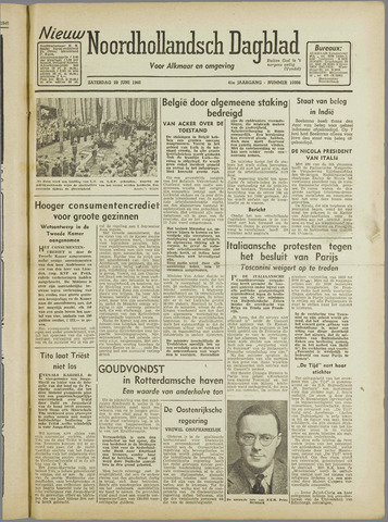 Nieuw Noordhollandsch Dagblad, editie Schagen 1946-06-29