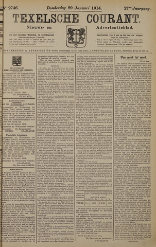 Texelsche Courant 1914-01-29