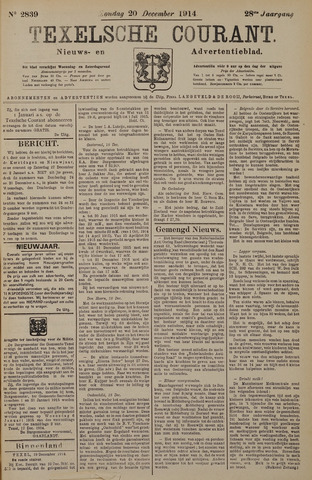 Texelsche Courant 1914-12-20